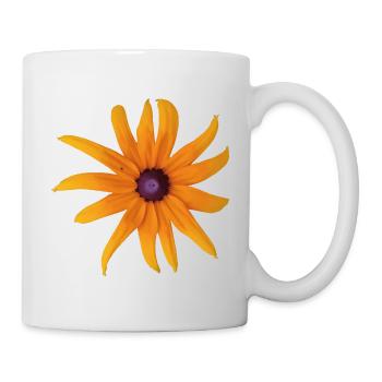 Black_Eyed_Susan_Cut_Out_Asset_Cottagecore_Deco - Tasse - Weiß - Rechts