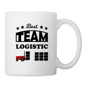 Logistik Team - Tasse - Weiß - Rechts