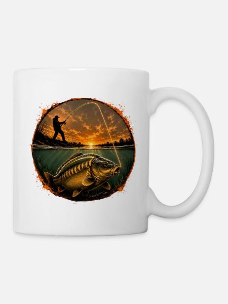 Carp Fishing Surface Hookup - Mug - white
