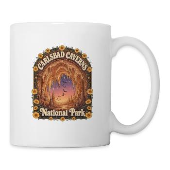 Parc national des cavernes de Carlsbad, États-Unis, Nouveau-Mexique - Mug blanc - blanc - Droite