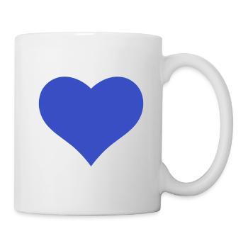 Cœur - Mug blanc - blanc - Droite