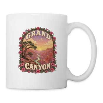 Grand Canyon National Park USA Arizona Wandern - Tasse - Weiß - Rechts