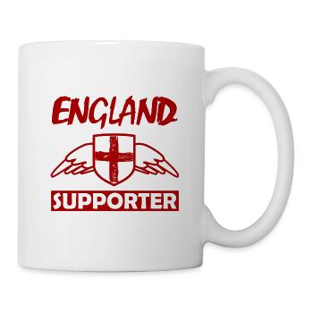 England Flügel Schild Unterstützer - Tasse - Weiß - Rechts