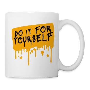 Do It For Yourself Inspirierend Selbstliebe Zitat - Tasse - Weiß - Rechts