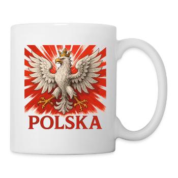 Polska Adler Design – Stolz & Tradition Polen - Tasse - Weiß - Rechts