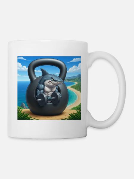 GIDAGI Fitness Cartoons Collection - Mug - white