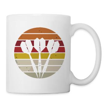 Dartpfeile - Tasse - Weiß - Rechts