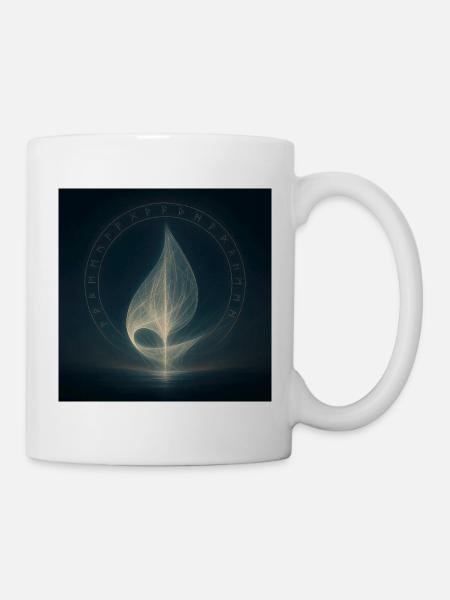 Opus Tertiem: Segel aus Licht - Tasse - Weiß