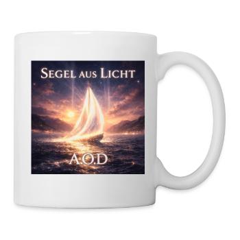Segel aus Licht (Maincover) - Tasse - Weiß - Rechts
