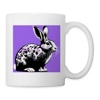 lapin - Mug blanc - blanc - Droite