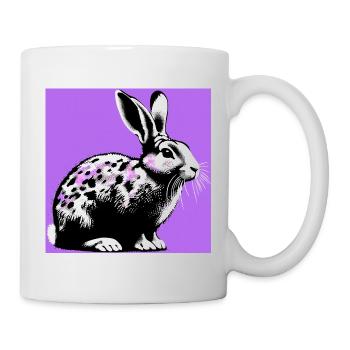lapin - Mug blanc - blanc - Droite