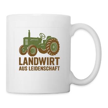 Landwirt aus Leidenschaft - Tasse - Weiß - Rechts