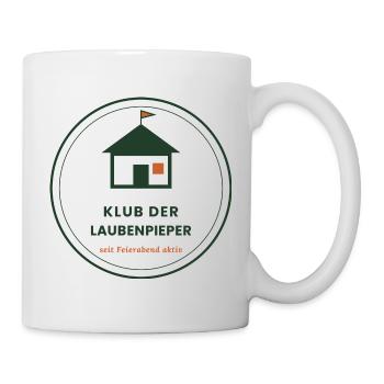 Klub der Laubenpieper – Vereins-Badge - Tasse - Weiß - Rechts