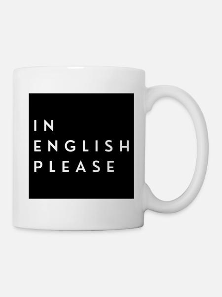 En allemand s’il vous plaît - Mug blanc - blanc