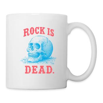 Rock est mort - Mug blanc - blanc - Droite