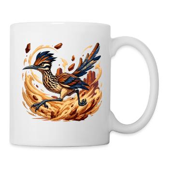Feuersturm Wüstenvogel - Tasse - Weiß - Rechts