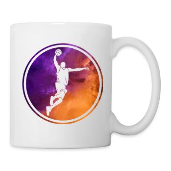 COOL BASKETBALLER BUNT BASKETBALL - Tasse - Weiß - Rechts