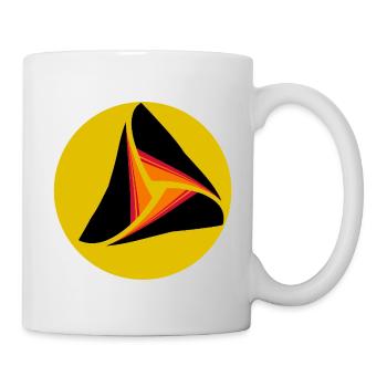 Volley-ball de plage, plage et soleil - Mug blanc - blanc - Droite