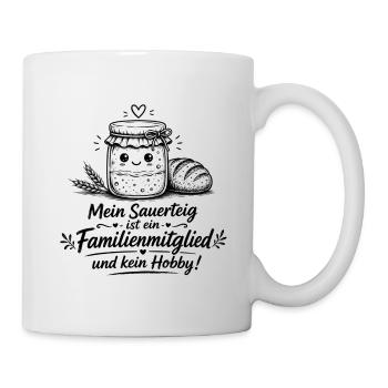 Sauerteigglas Familienmomente - Tasse - Weiß - Rechts