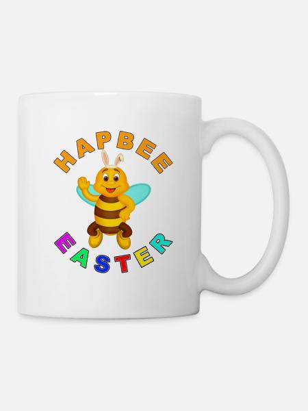 Happy Beaster Bee - Mug - white