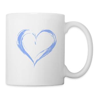 Cœur - Mug blanc - blanc - Droite