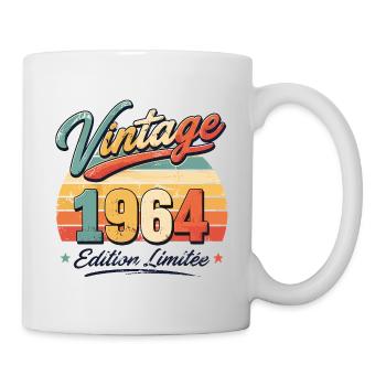 Cadeau D'anniversaire Vintage 1964 Édition Limitée - Mug blanc - blanc - Droite