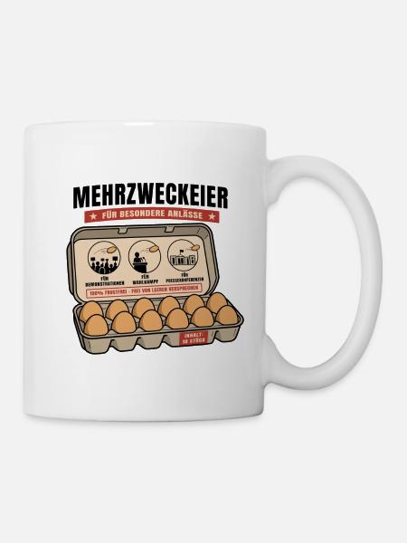 Mehrzweckeier - Für besondere Anlässe - Tasse - Weiß