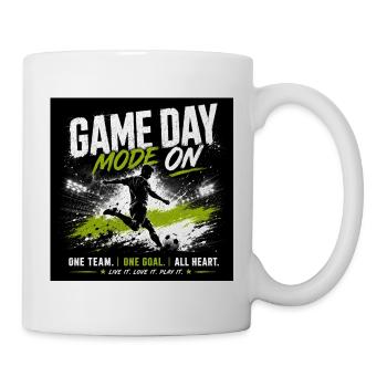 Mode Jour de Match Actif - Mug blanc - blanc - Droite