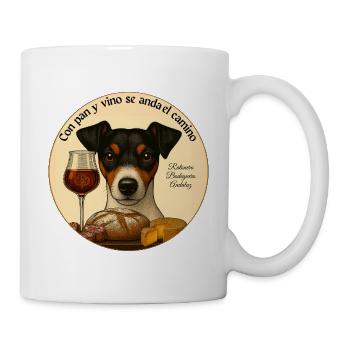 Con_pan_y_vino - Tasse - Weiß - Rechts