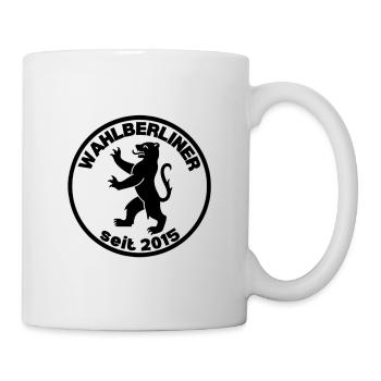 Wahlberliner Seit 2015 - Berlin Umzug Geschenk - Tasse - Weiß - Rechts