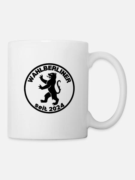 Wahlberliner Seit 2024 - Berlin Umzug Geschenk - Tasse - Weiß