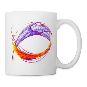 Quand le chaos a appris à rêver - Mug blanc - blanc - Droite