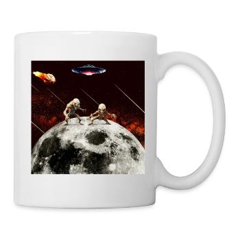 Lunar Duel: Alien Invaders - Mug - white - Right