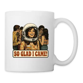 Introvert Girl Isolation Helmet Social Anxiety - Mug - white - Right
