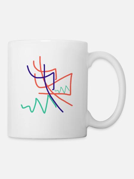 Das abstrakteste Geschenk der Welt - Tasse - Weiß