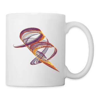 Sonnenschrift – aus dem Chaos geformt - Tasse - Weiß - Rechts