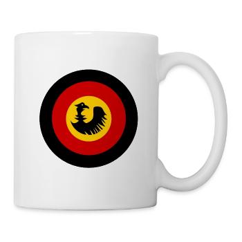 Emblème de l’Allemagne - Mug blanc - blanc - Droite