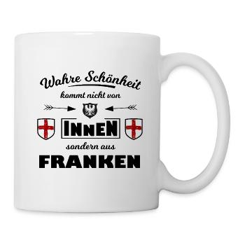 Heraldisches Schildtrio Franken - Tasse - Weiß - Rechts