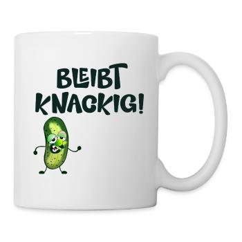 Abschied Jobwechsel Gurke - Tasse - Weiß - Rechts