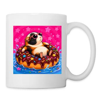 donut choupie - Mug blanc - blanc - Droite