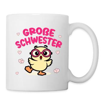 Große Schwester Kinderbrille - Tasse - Weiß - Rechts