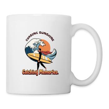 Catching Memories Surf Solnedgång - Mug - white - Right