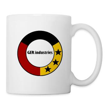 Allemagne noir rouge or - Mug blanc - blanc - Droite