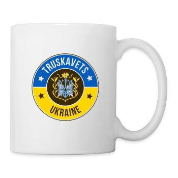 Truskavets Ukraine Crest Emblem - Mug - white - Right