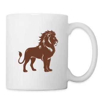 Lion - Mug blanc - blanc - Droite