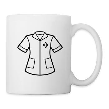 Infirmière Scrub - Mug blanc - blanc - Droite
