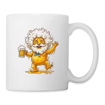 Biermann – Héros coloré et buveur - Mug blanc - blanc - Droite