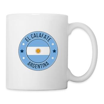 Patagonian Flag Badge: El Calafate - Mug - white - Right