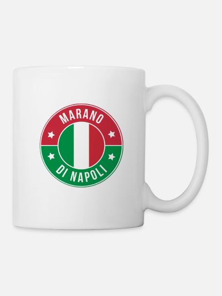 Marano di Napoli Round Emblem - Mug - white