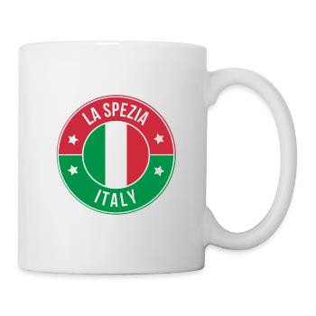 La Spezia Italy Emblem Round Badge - Mug - white - Right